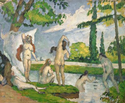 Bathers, c.1873-77 by Paul Cézanne